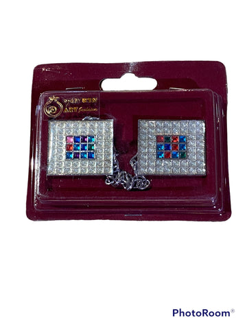 Tallit Prayer Shawl Clips - Colorful Breastplate Image