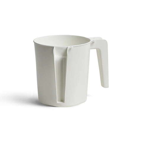 Plastic Washing Cup Pearl White