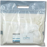 Talitnia Wool Tallit Traditional Kosher Prayer Shawl - White Stripes