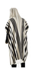 Talitnia Prima AA Tallit Premium Pure Wool Prayer Shawl - Black Stripes