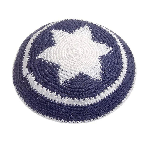 Star of David Crocheted Kippah