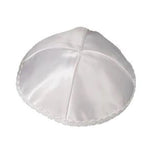 Satin White Kippah