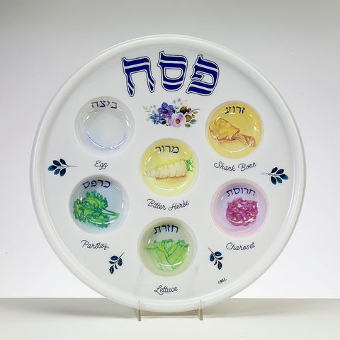 Printed Disposable Seder Plate