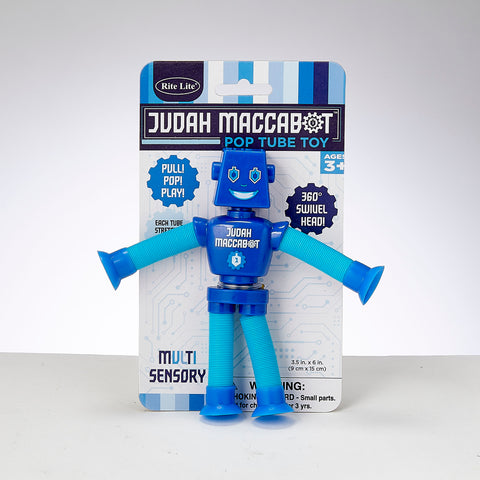 Chanukah "Judah Maccabot" Pop Tube Toy