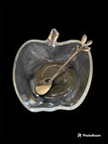 Apple Shaped Bowl / Honey Dish Set