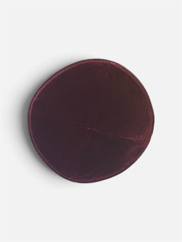 Kippah - Burgandy velvet