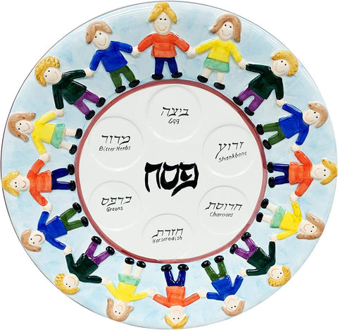 Passover Childrens Seder Plate for Pesach