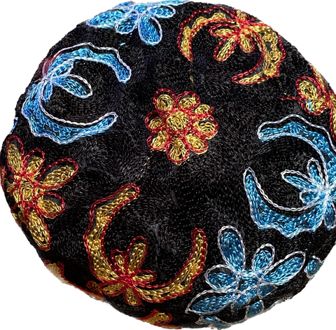 Kippah - Multicolor Embroidered