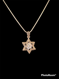 Ornate designed Star Of David with Gemstones