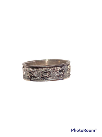 Star of David Banded ring