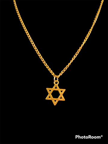 Gold Plated Star of David