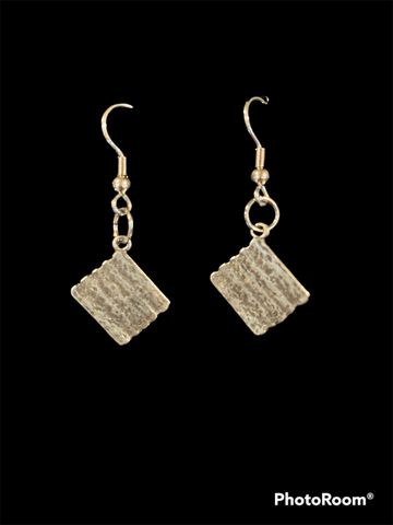 Silver Matzah Earrings – A Tasteful Twist on Tradition