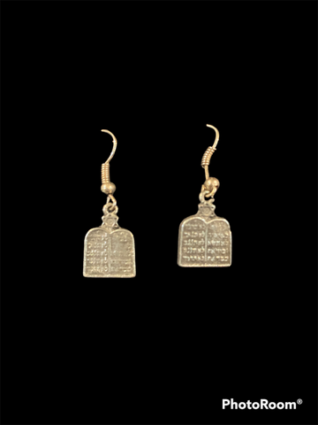 Ten Commandments Earrings