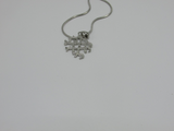 Silver "I Am My Beloved’s & My Beloved is Mine" Pendant + Chain Necklace