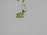 Gold Plated "I Am My Beloved’s & My Beloved is Mine" Pendant + Chain Necklace