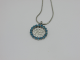 Light Blue She'ma Israel Necklace