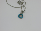 Turquoise Star Of David Pendant