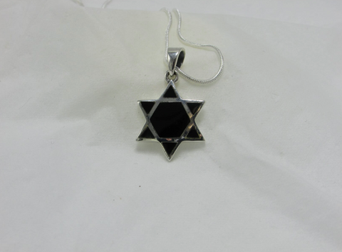 Black Onyx Star Of David