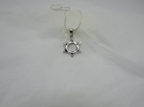 Star Of David with Black Enamel
