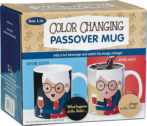 What Happens at The Seder Color Changing Mug-12 oz For Pesach